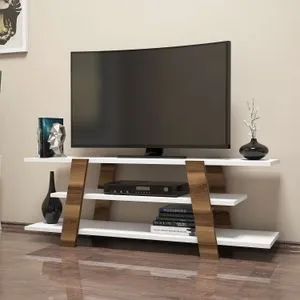 Flower - Walnut, White Walnut
White TV Stand