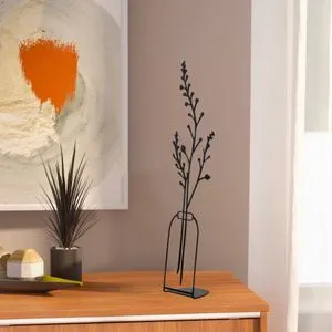 Flowerpot - 7 Black Decorative Object