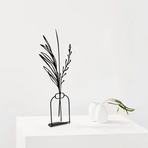 Flowerpot - 8 Black Decorative Object