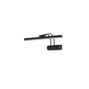Flüt 35 Cm Ledli Siyah Aplik Black Wall Lamp