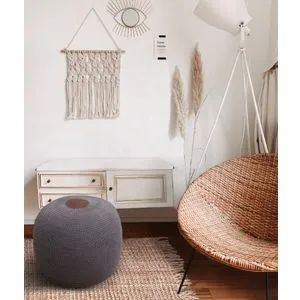 Fluffy - Brown Brown Pouffe