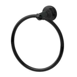 Flusso Držač peškira okrugli Black