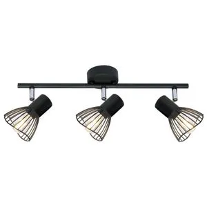 Fly Plafonska Lampa Crna 3 3x40W E14