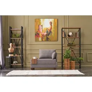 Fly Right - Brown Brown 1-Seat Sofa