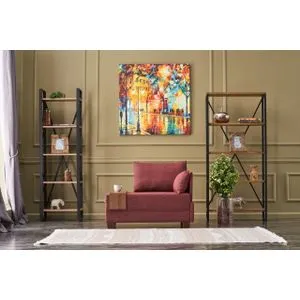 Fly Right - Claret Red Claret Red 1-Seat Sofa