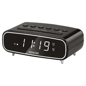Fm radio sa digitalnim prikazom vremena SENCOR SRC 2600 B crni