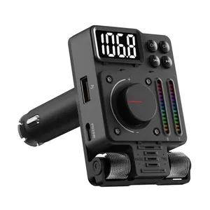 FM Transmiter MT01, Treble and Bass control, PD 30W, USB 12W, BT 5.3, RGB