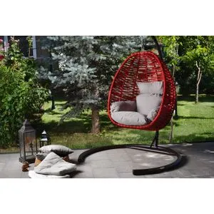 Fındık - Claret Red Claret Red Garden Single Swing Chair