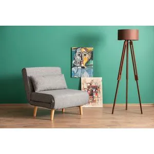 Folde Single - Light Grey Light Grey 1-Seat Sofa-Bed