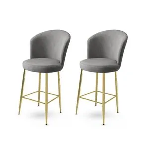 Fora - Grey, Gold Grey
Gold Bar Stool Set (2 Pieces)