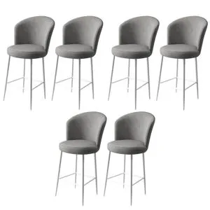 Fora - Grey, White Grey
White Bar Stool Set (6 Pieces)