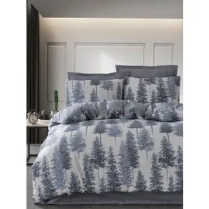Forrest - Blue Blue King Quilt Cover Set (FR)