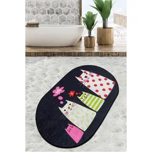 Four Cats Djt (80 x 100) Multicolor Bathmat