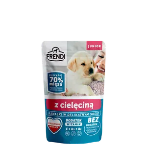FRENDI Kesica za mlade pse Junior sa teletinom 100g