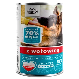FRENDI Konzerva za pse govedina 1250g
