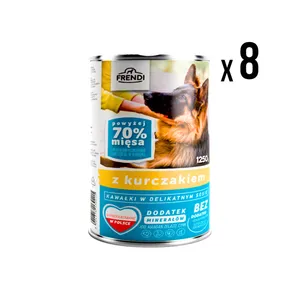 FRENDI Konzerva za pse piletina 1.250g x8 komada