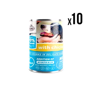 FRENDI Konzerva za pse piletina 400g x10 komada