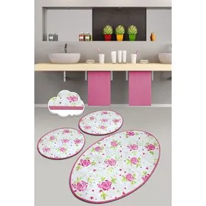 Frezya Multicolor Bathmat Set (3 Pieces)