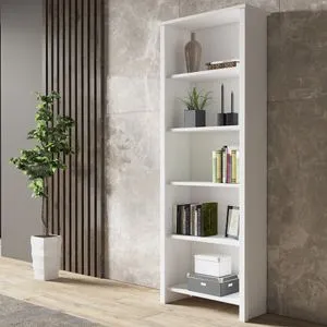 FRN-10033 Wooden
White Bookshelf
