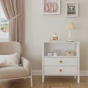 FRN-10053 Wooden
White Dresser