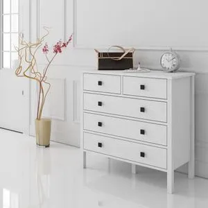 FRN-10061-3 Drveni Bele Komode