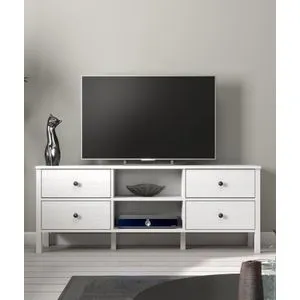 FRN-20002 Wooden
White TV Stand