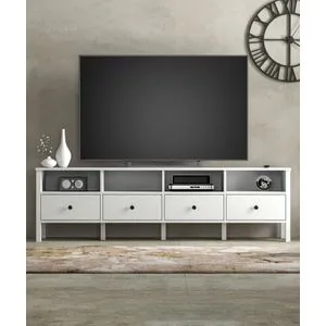 FRN-20006 Wooden
White TV Stand