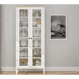 FRN-20074 Wooden
White Bookshelf