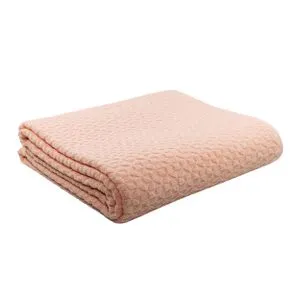 Frotir prekrivač MOSAIC 200x210 - LIGHT PINK