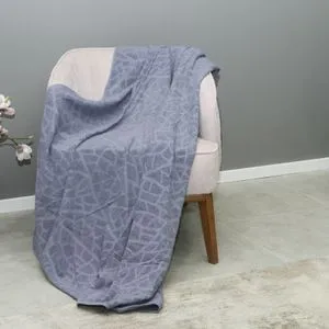 Frotir prekrivač STONE 200x210 - JEANS
