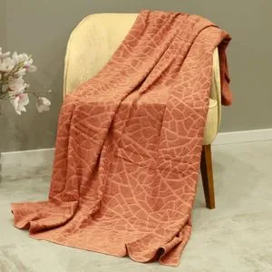 Frotir prekrivač STONE 200x210 - TERRACOTA