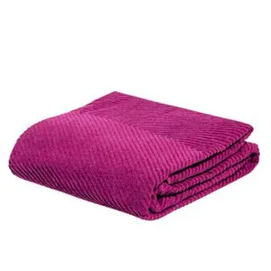 Frotir prekrivač ZIG ZAG GRANDE 200x210 - BURGUNDI