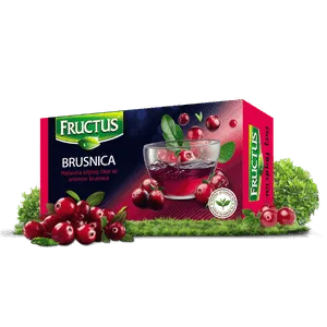 Fructus čaj Brusnica Everyday 20 filter kesica 40 g