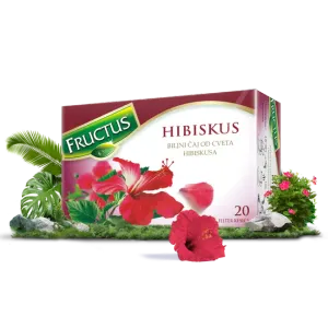 Fructus čaj Hibiskus Classic 20 filter kesica