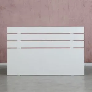 Fuga 150 - Shiny White White Headboard