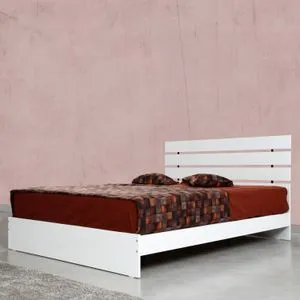 Fuga 160 - Shiny White White Double Bedstead