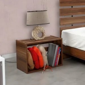 Fuga - Walnut Walnut Nightstand