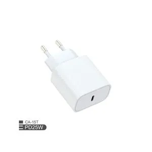 FULMOVA GaN kućni punjač 25 W PD sa USB-C kablom, beli