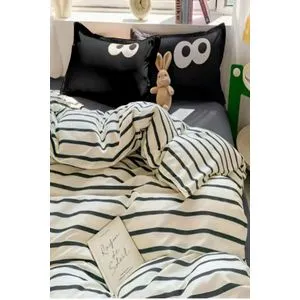 Funny - Black Black King Quilt Cover Set (FR)
