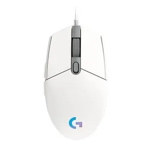 G102 Lightsync Gaming Mouse, White USB