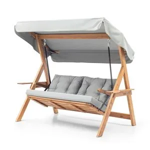 Galata Swing S3 - Grey Grey Garden Triple Swing Chair