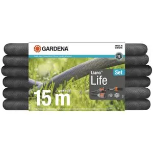 Gardena crevo tekstilno liano™ life 15 m set GA 18445-20