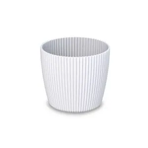 Gardino saksija Wave 18cm bela