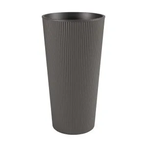 Gardino saksija Wave visoka 30x57h antracit 