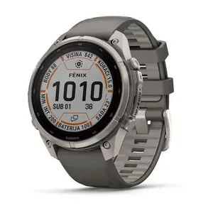 Garmin Fenix 9 Pro Solar inReach multisport GPS sat 47 mm, titanijum, sivi