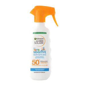 Garnier Ambre Solaire Kids Sensitive Advanced SPF50+ sprej za decu za zaštitu od sunca 270ml