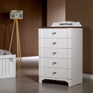 Gazel White Dresser