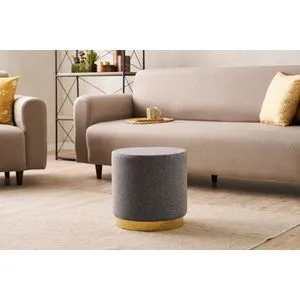 Göcek - Anthracite Anthracite Pouffe