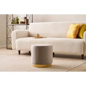 Göcek - Brown Brown Pouffe
