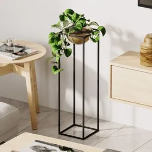 GED-020-A Crni i Zlatni Dekorativni Lonac